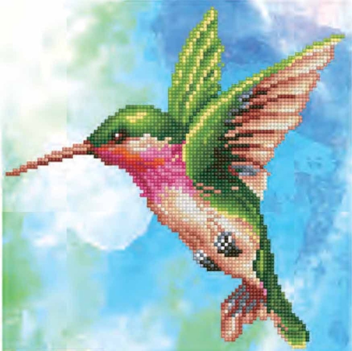 Diamond dotz® Diamond Dotz Magie miniature - Peinture diamant - 2 783 dotz - 29x28 cm