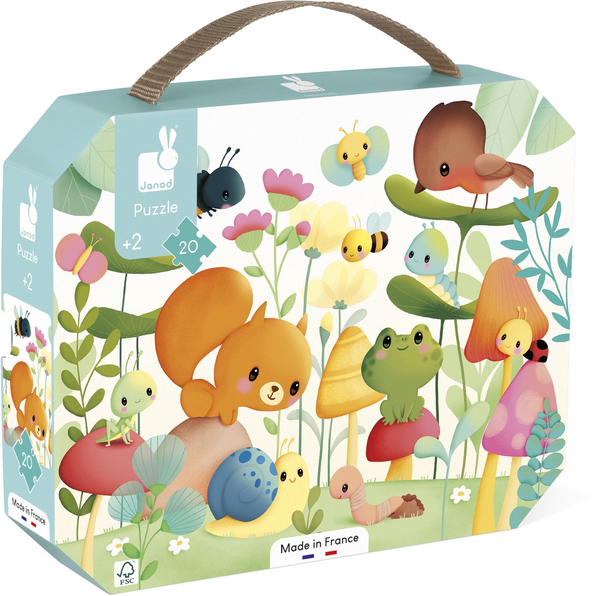 Janod - puzzle - les amis du jardin