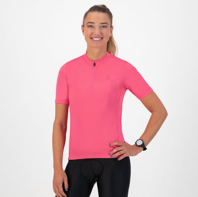 Rogelli core maillot de cyclisme femme - manches courtes - rose - m