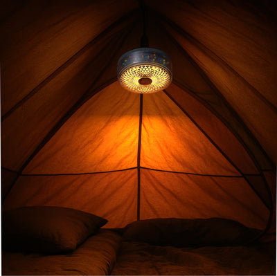 Cordon lumineux Calex 8m - rechargeable - éclairage de camping - résistant aux éclaboussures - lumière RVB et blanc chaud