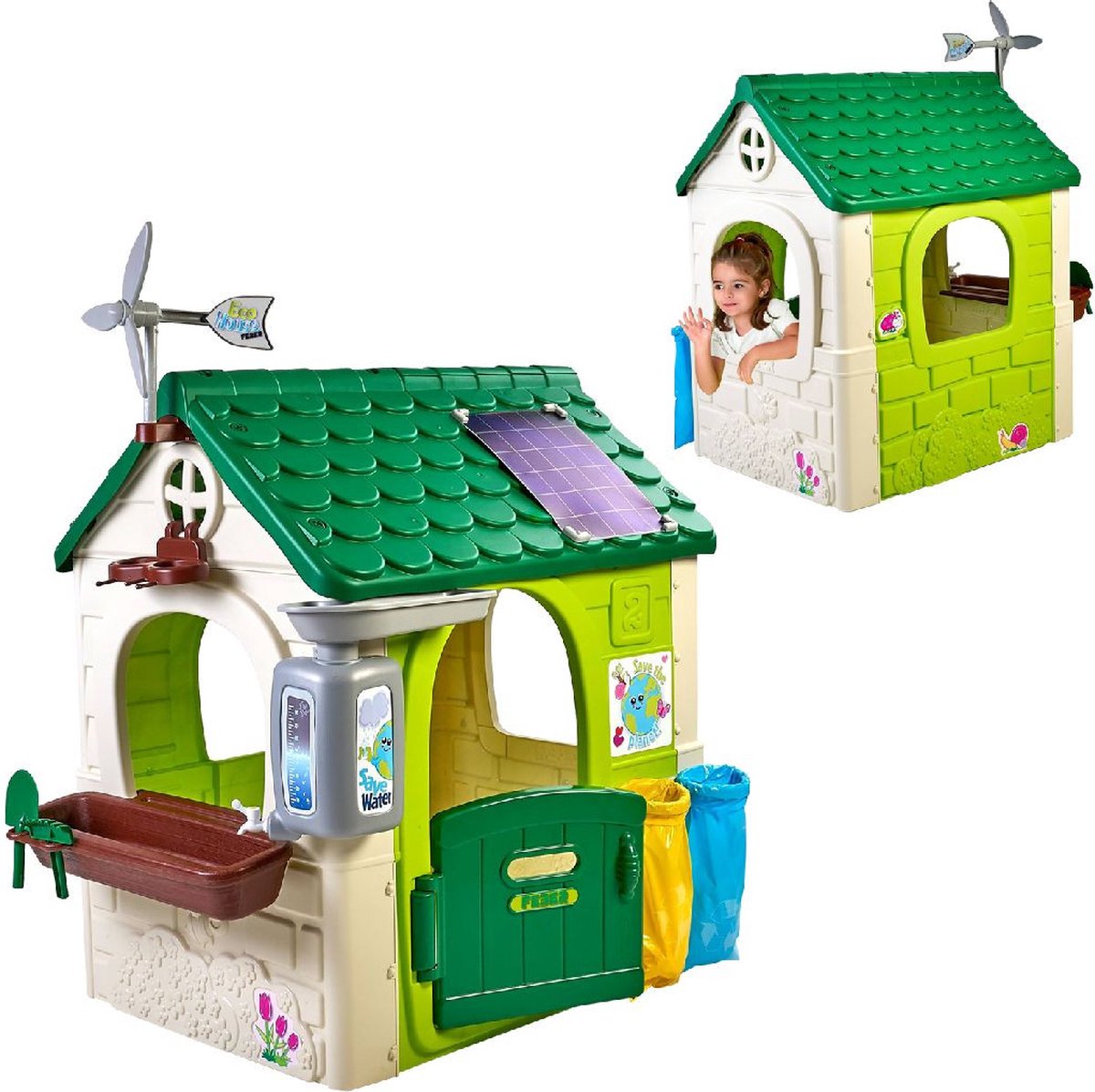 Maison écologique Feber - maison de jeu - plastique