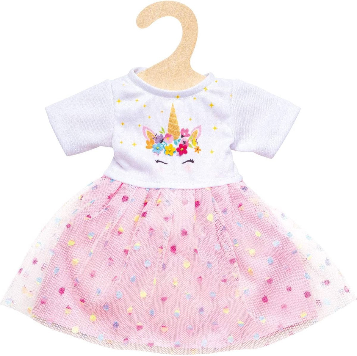 Robe de poupée licorne, 28-35 cm