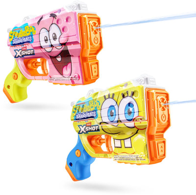 X-shot water xshot pistolet à eau à remplissage rapide songebon 2 pack zuru toy blaster