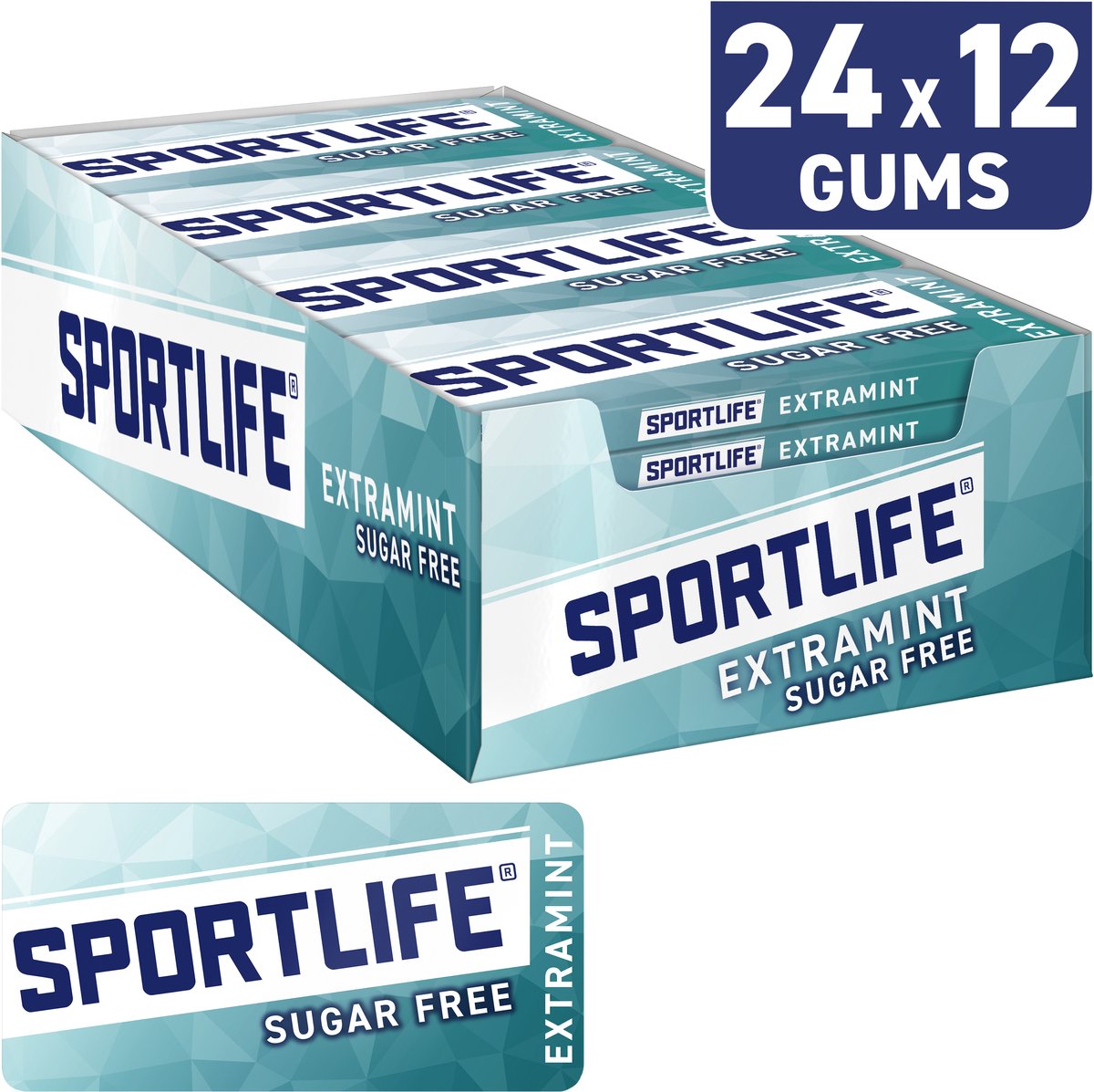 Sportlife extramint bleu clair (24x 18gr)