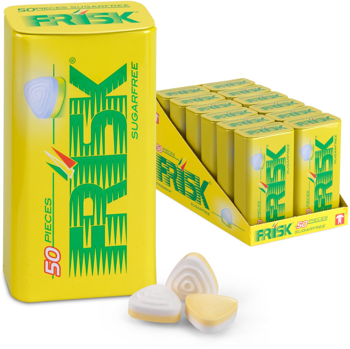 Frisk citron vitamine - produits frais - sans sucre - 1x12 pièces