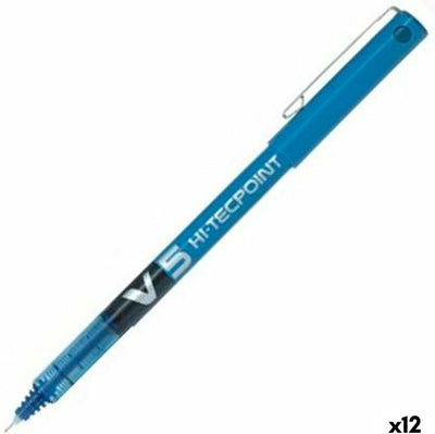 Pilot pen roller v5 bleu aiguille 0,3 mm (12 pièces)