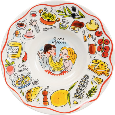 Blond Amsterdam, pâtes : assiette creuse 24 cm avec appétito