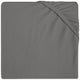 Jollein - drap-housse bébé jersey (gris tempête) - coton - 60x120cm