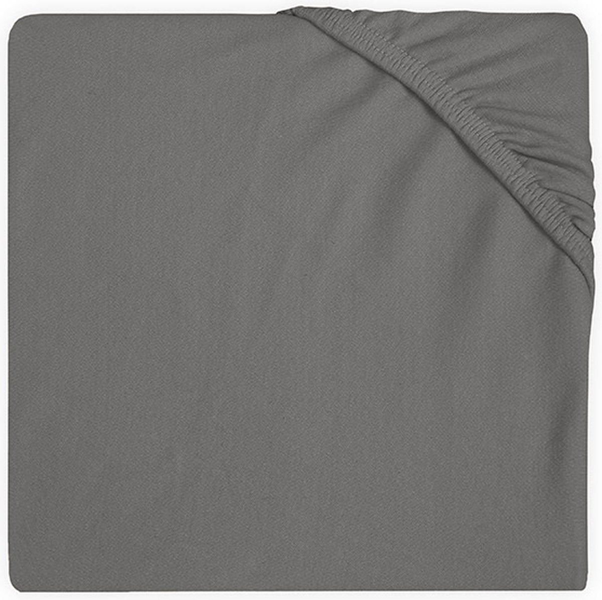 Jollein - bébé - drap-housse pour berceau jersey (gris tempête) - coton - drap-housse pour berceau - 40 50x80 90cm
