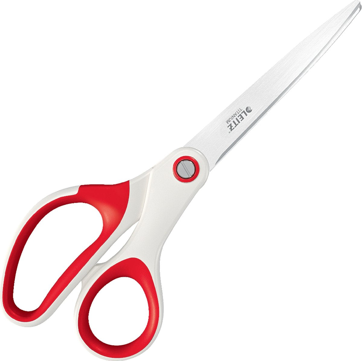 Ciseaux Leitz wow Titanium en acier inoxydable - rouges