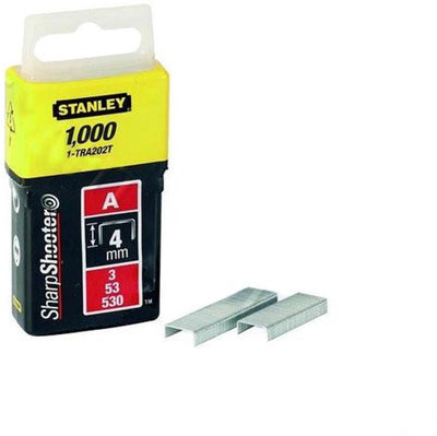 Agrafes pour outils à main Stanley 6 mm type a - 5000 pièces - 1-tra204-5t