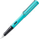 Stylo plume tourmaline Lamy al-star | boîtier en aluminium | poignée ergonomique | plume en acier b | y compris l'encre bleue T10