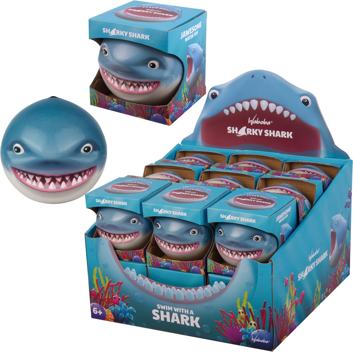 Présentoir en carton Waboba Ball Sharky