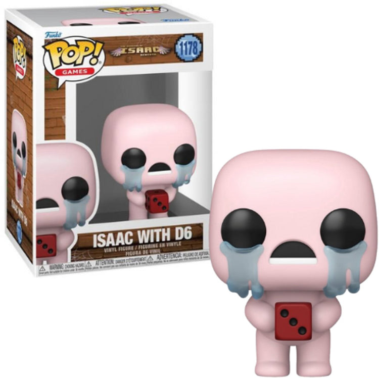 Funko la reliure d'Isaac Rebirth - Isaac avec figurine en vinyle D6 1178 pop unisexe ! - neutre - standard