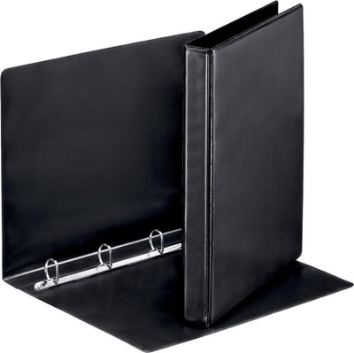 Classeur à anneaux A4 Esselte essentials panorama - largeur de dos de 38 mm - capacité de 180 feuilles - noir