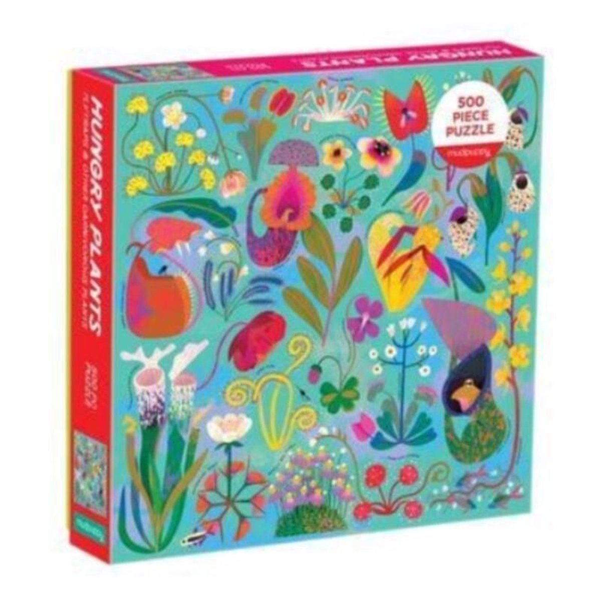 Puzzle familial 500 pièces Plantes affamées