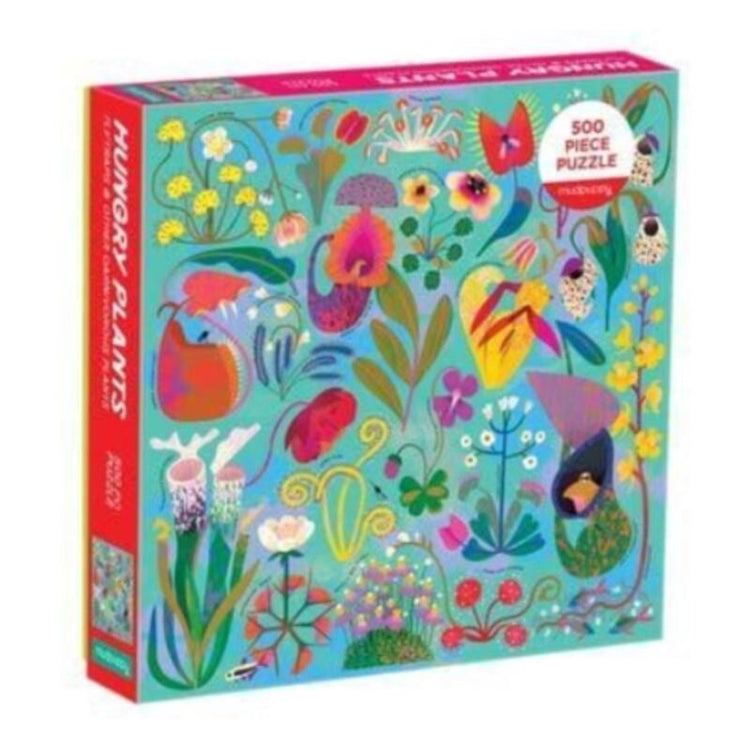 Puzzle familial 500 pièces Plantes affamées