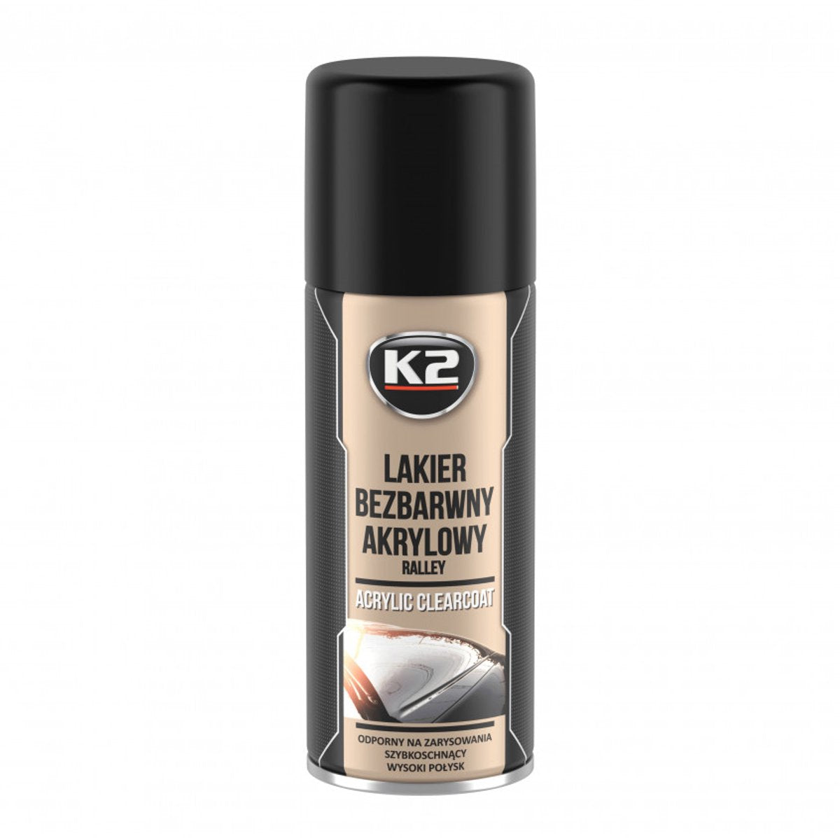 K2 rallye - peinture acrylique transparente - 400ml - séchage rapide - haute adhérence