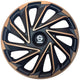 Enjoliveurs Sparco Varese 16 pouces noir or lot de 4