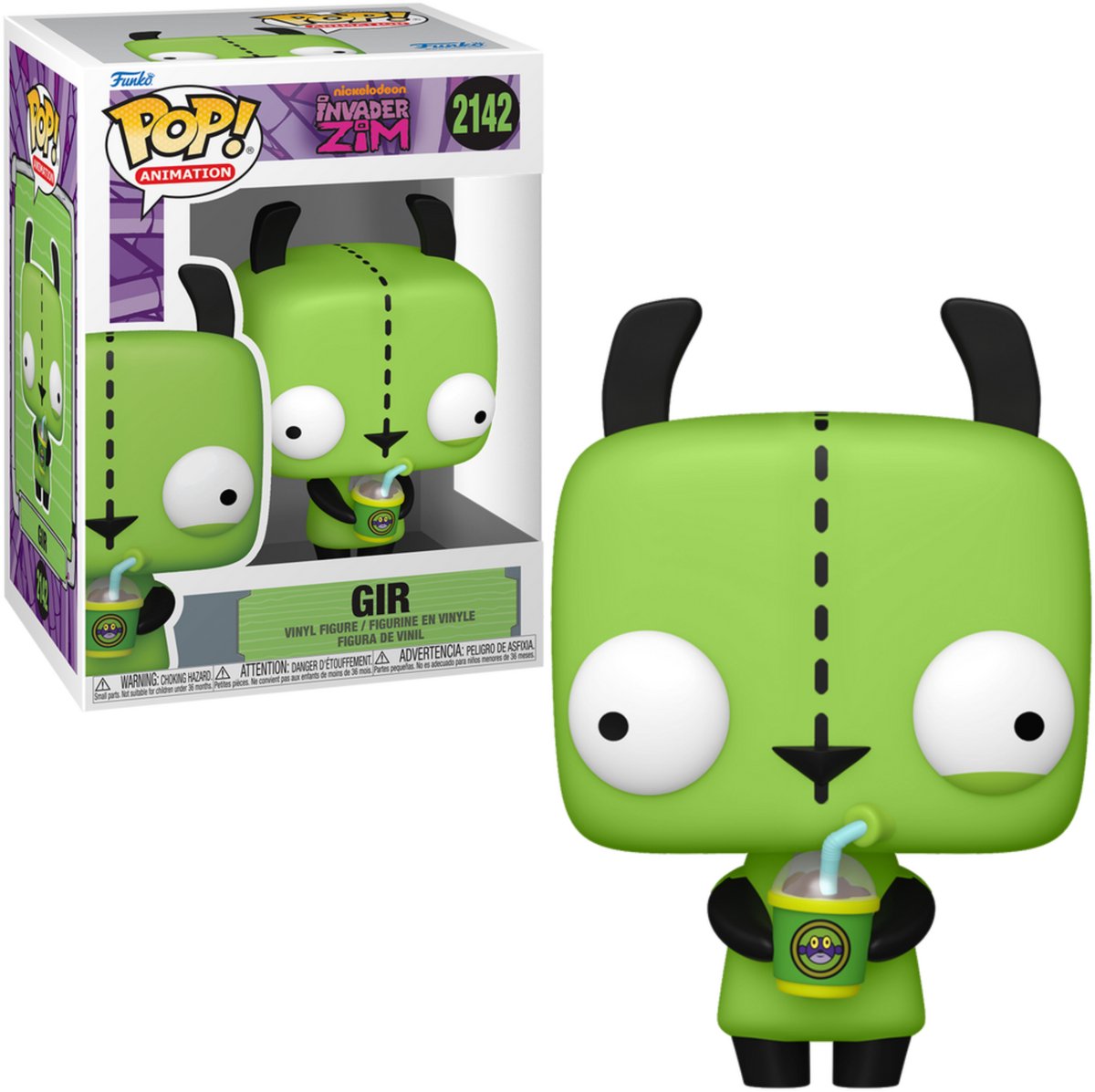 Funko-pop ! animation : envahisseur zim - gir #2142
