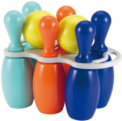 Ensemble de bowling Ecoiffier avec 2 balles, 8dlg.
