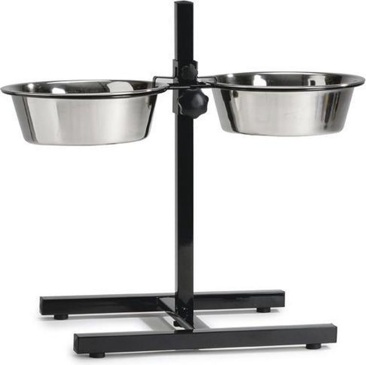 Beeztees standard - gamelle de nourriture et d'eau pour chien - noir - 28 cm