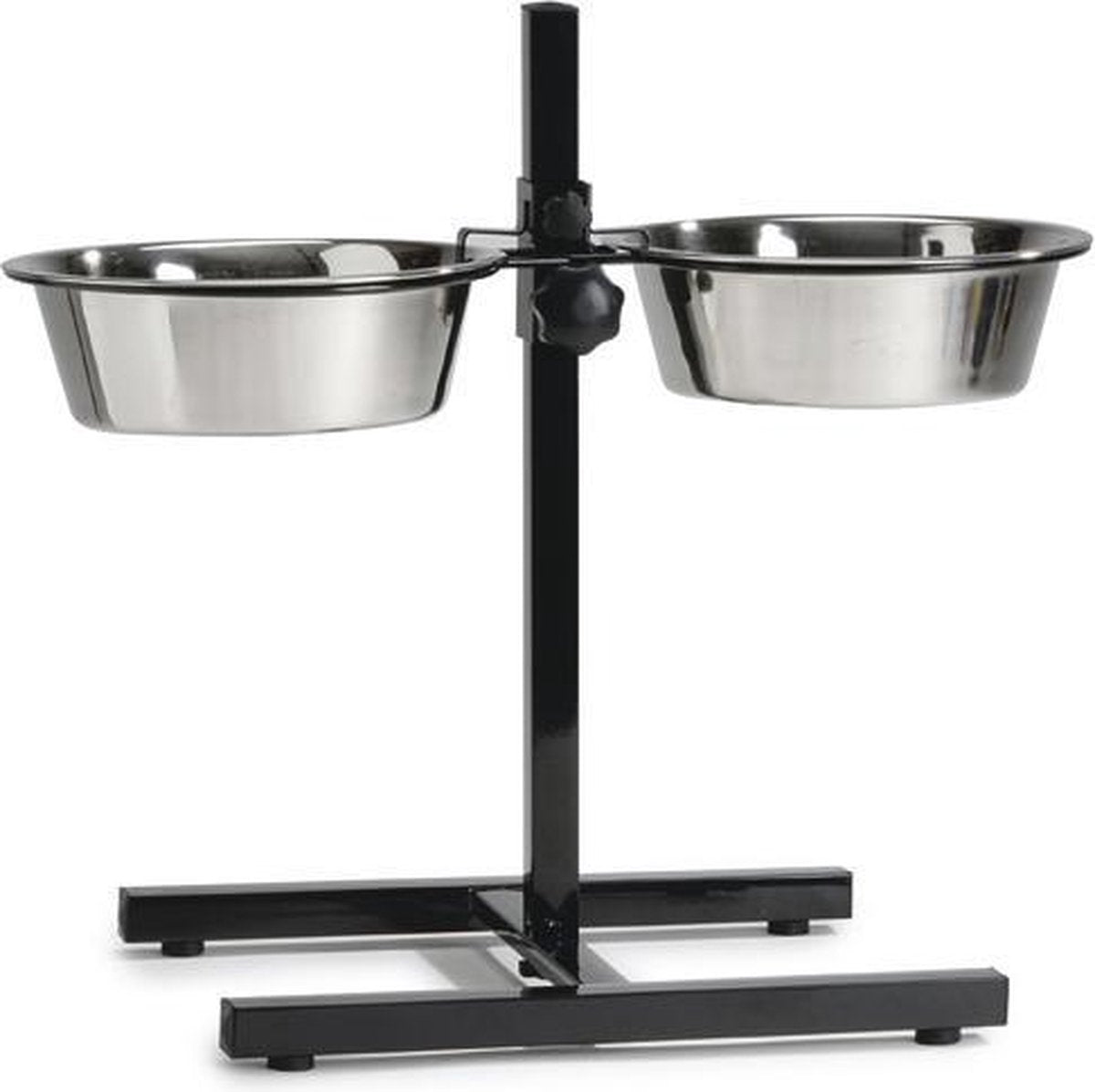 Beeztees standard - gamelle de nourriture et d'eau pour chien - noir - 20 cm