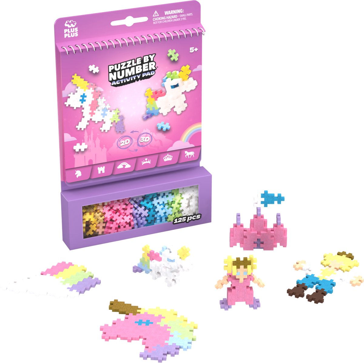 Unité de marque plus plus puzzle avec numéros de licorne