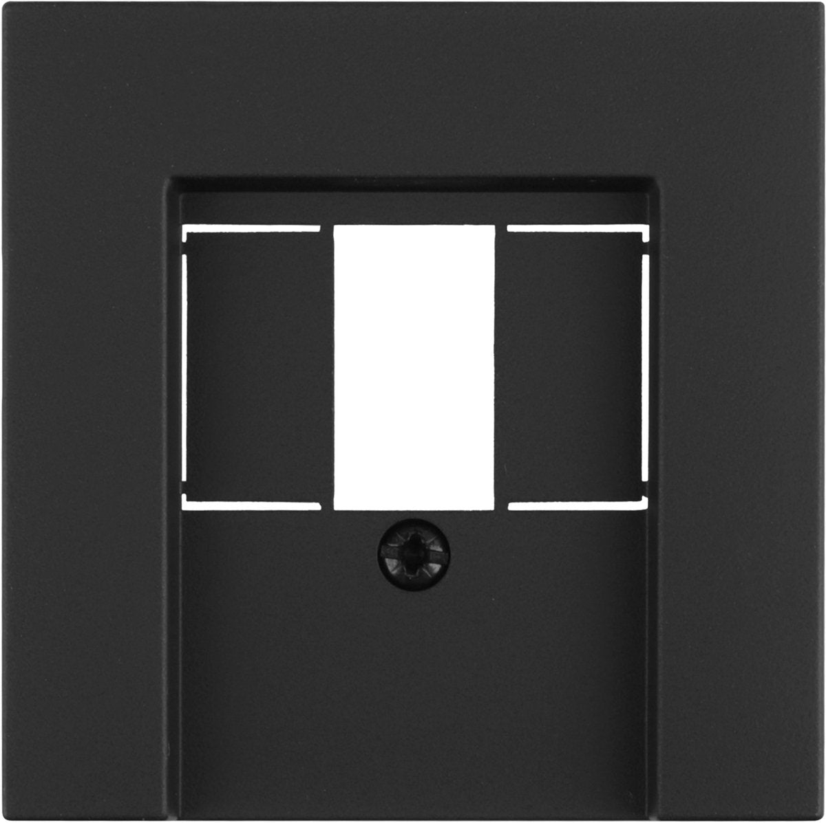 Plaque de recouvrement Gira e2 - tae usb - noir