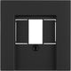 Plaque de recouvrement Gira e2 - tae usb - noir