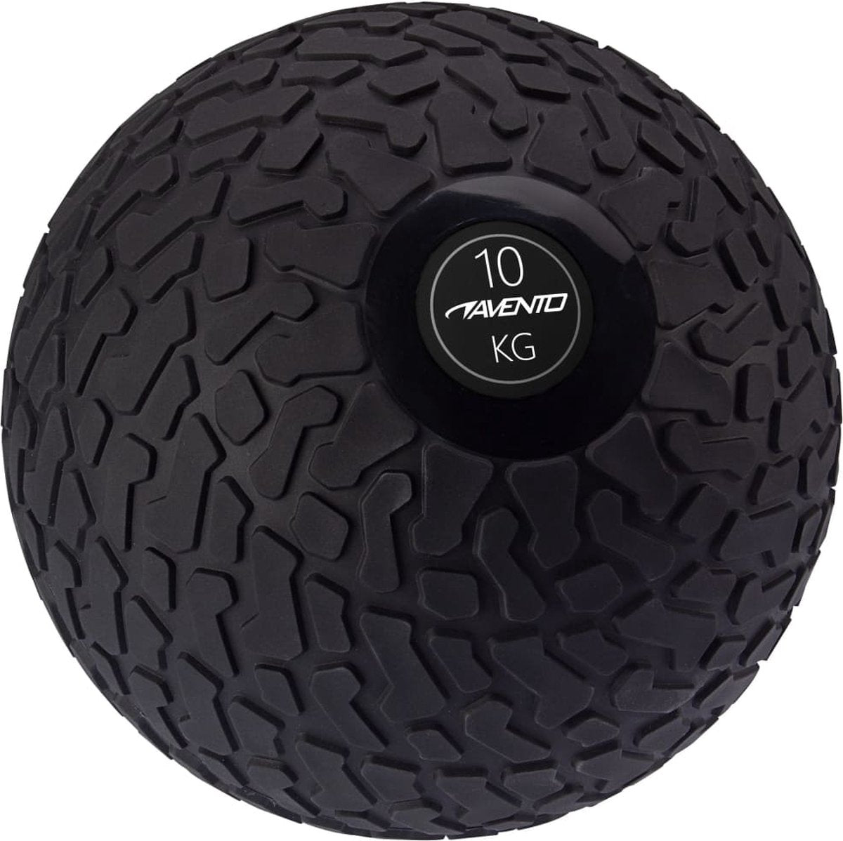Avento Slam Ball avec profil - 10 kg - noir - diamètre env. 26 cm