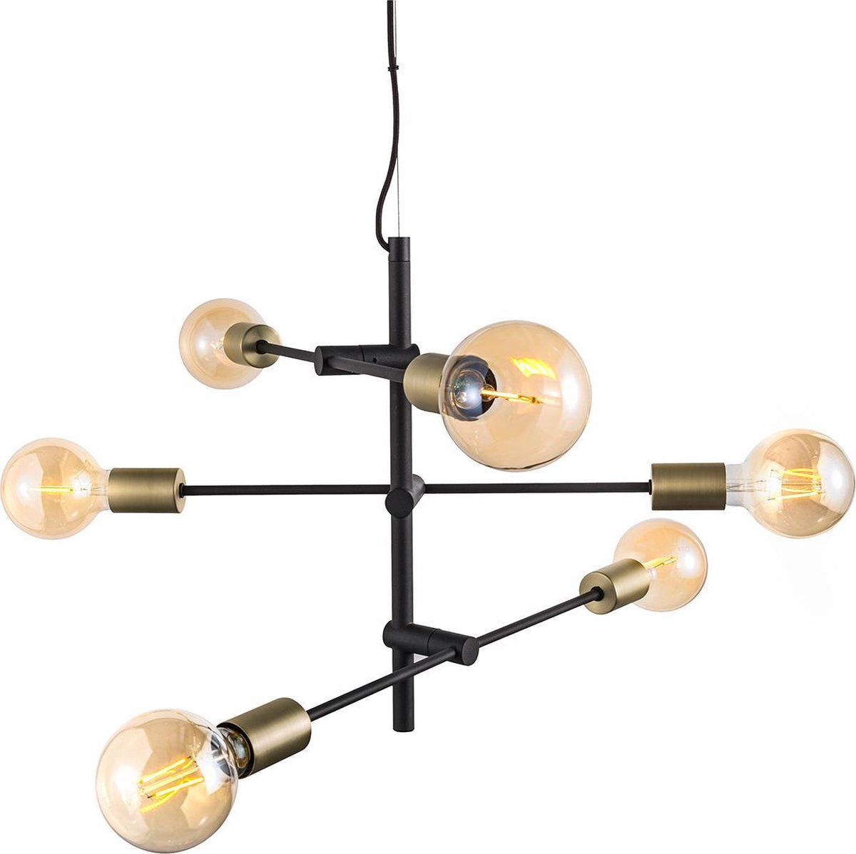 Nordlux josefine suspension-6xe27-noir