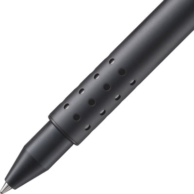 Stylo roller Lamy Swift 331 | acier inoxydable mat | clip rétractable | avec recharge pour roller m 66 b bleue