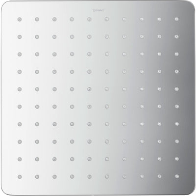 Douche à effet pluie Duravit carrée 300 mm - pomme de douche - easyclean - réglable - chrome brillant