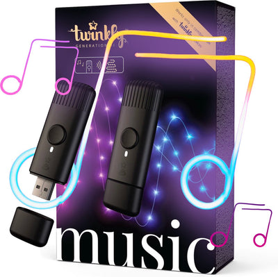 Musique scintillante – Capteur de son USB Bluetooth et Wi-Fi pour lumières LED intelligentes à synchroniser avec la musique