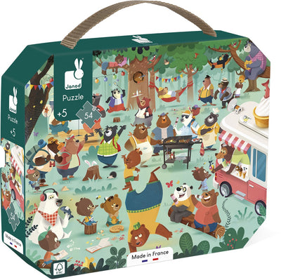 Janod - puzzle - la famille des ours