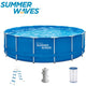 Vagues d'été Piscine Cadre actif 457 x 122 cm + pompe filtrante