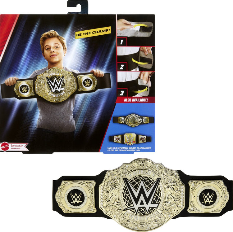 Jouet de ceinture de championnat de la WWE Mattel - Championnat du monde des poids lourds.