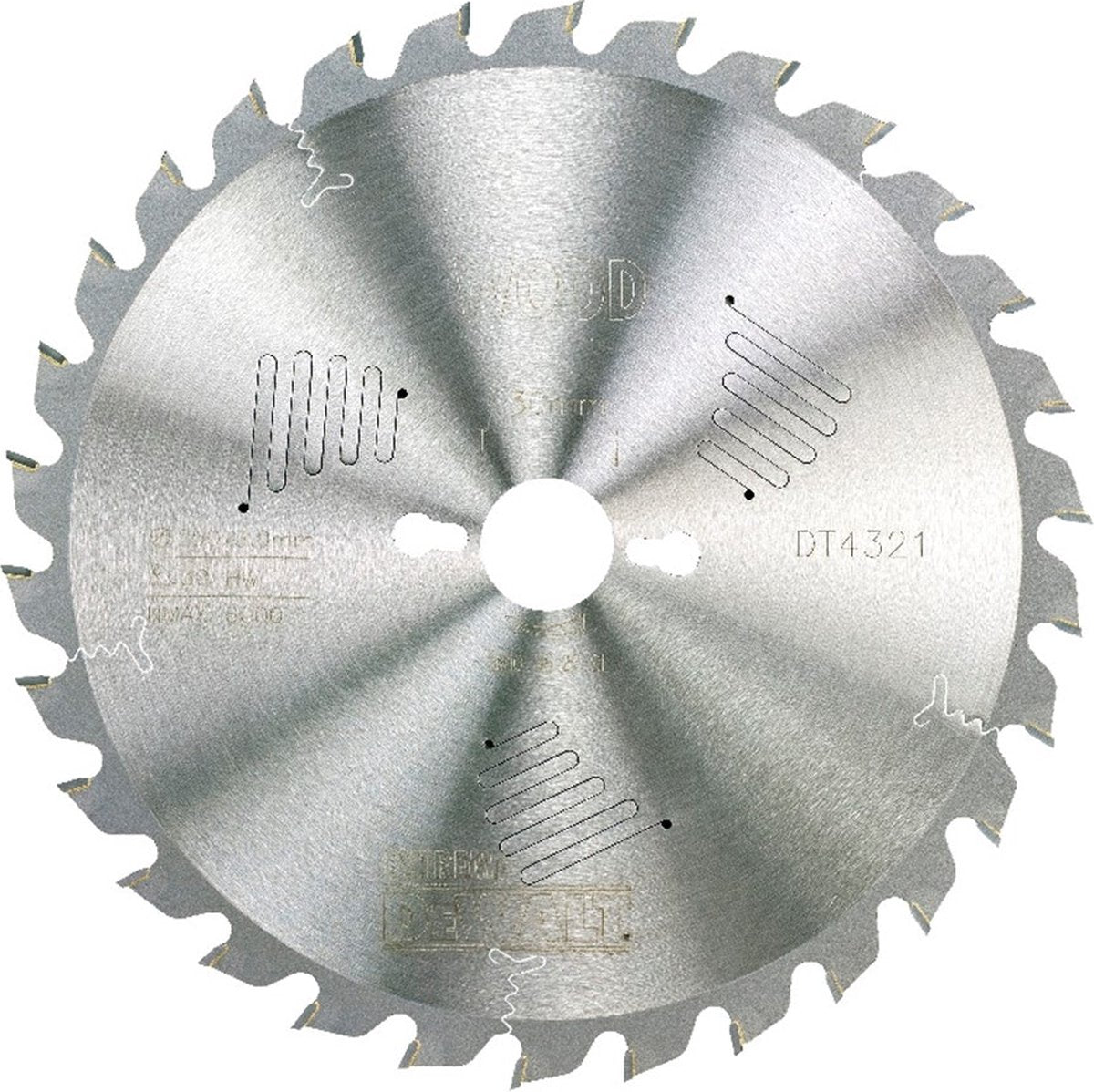 Lame de scie circulaire Dewalt pour le bois | extrême | ø 250mm trou d'axe 30mm 30t - dt4321-qz