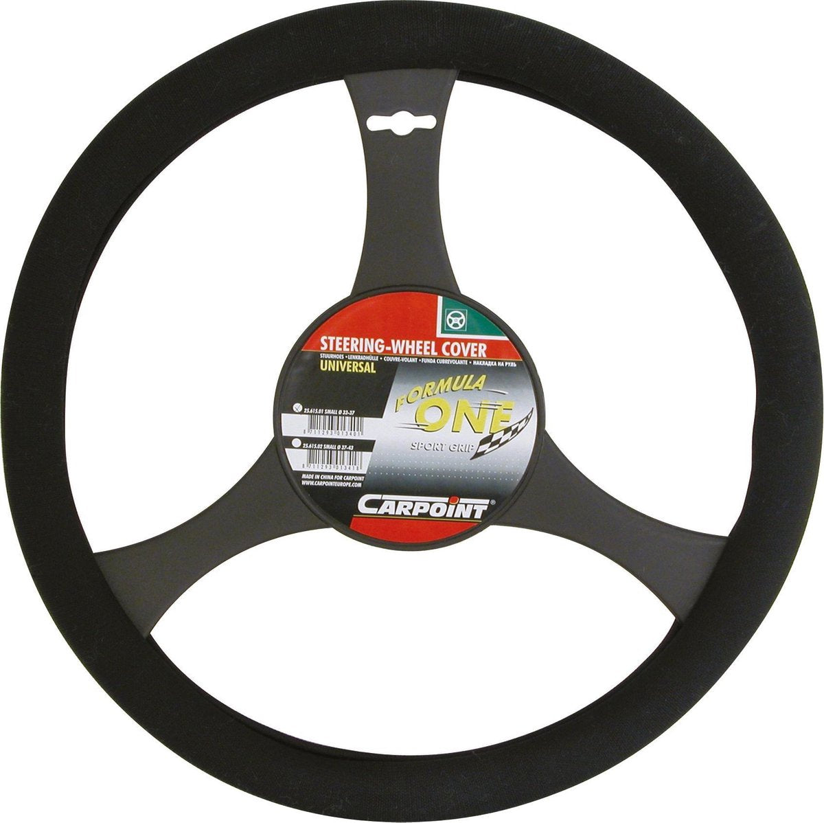 Carpoint housse de volant voiture - noir - pour volants d'un diamètre de 36 cm