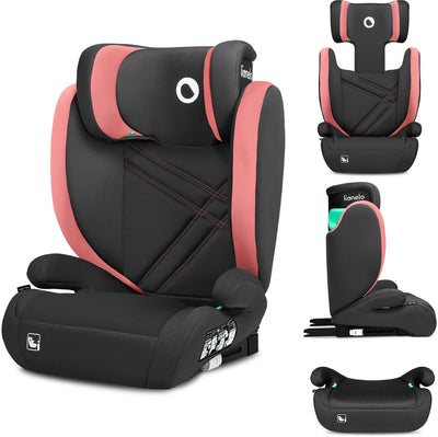 Lionelo Hugo i-size – siège auto – 100-150 cm – ceinture isofix – appui-tête réglable – protection latérale avancée – mousse à mémoire de forme – rembourrage lavable – grandit avec vous – siège confortable – i-size standard r129