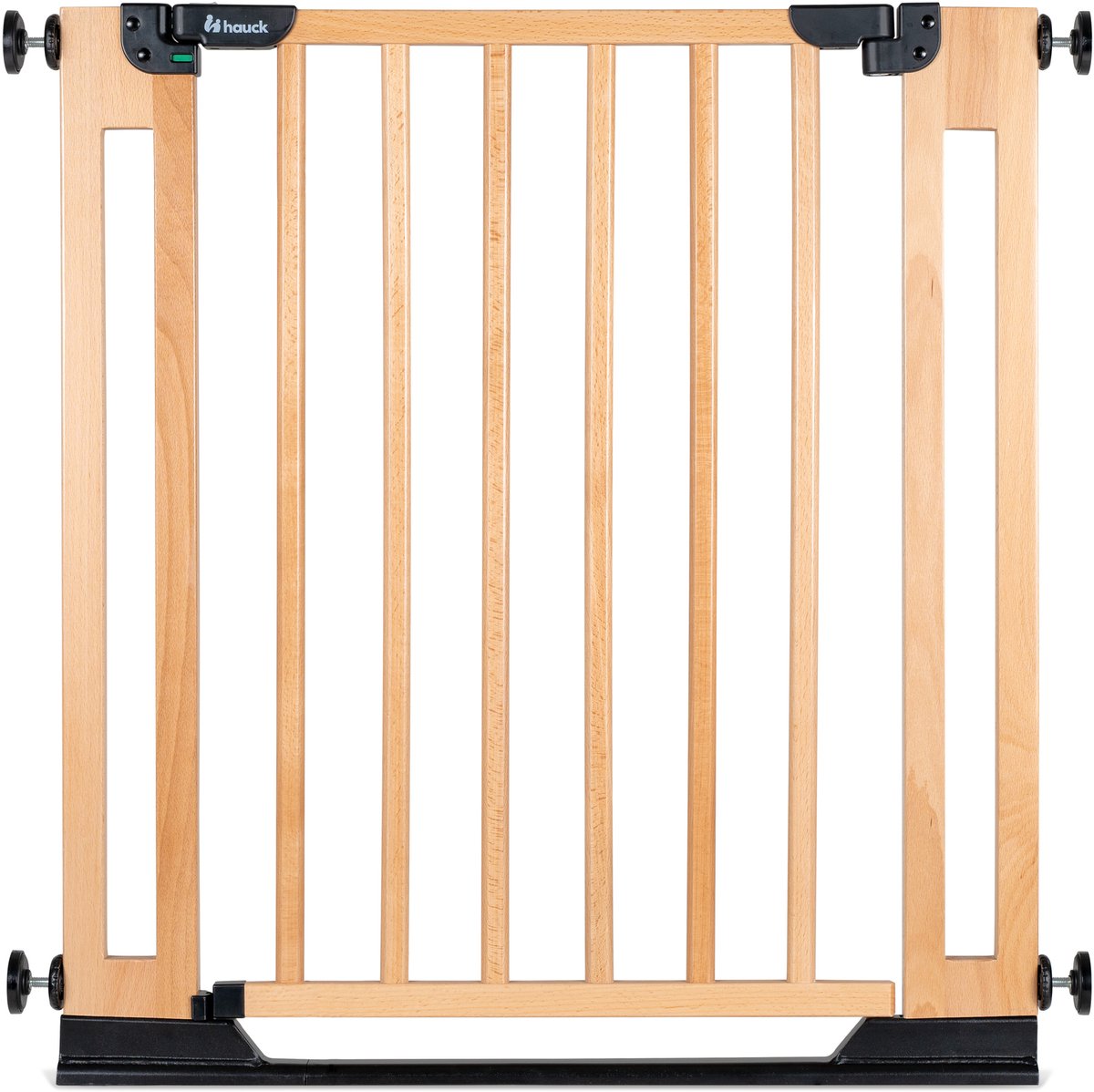 Hauck clear step easyclose eco - porte et portail d'escalier robustes en bois de hêtre - hêtre