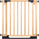 Hauck clear step easyclose eco - porte et portail d'escalier robustes en bois de hêtre - hêtre