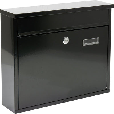 Boîte aux lettres Vorel avec 2 clés - noir - 310x360x100 mm