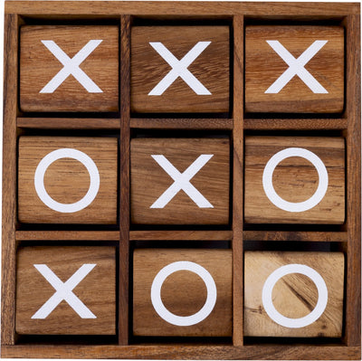 Engelhart xo spin xl – jeu de 3 en bois à la suite – tic tac toe xl – jeu de réflexion stratégique – 2 joueurs –
