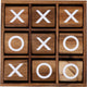 Engelhart xo spin xl – jeu de 3 en bois à la suite – tic tac toe xl – jeu de réflexion stratégique – 2 joueurs –