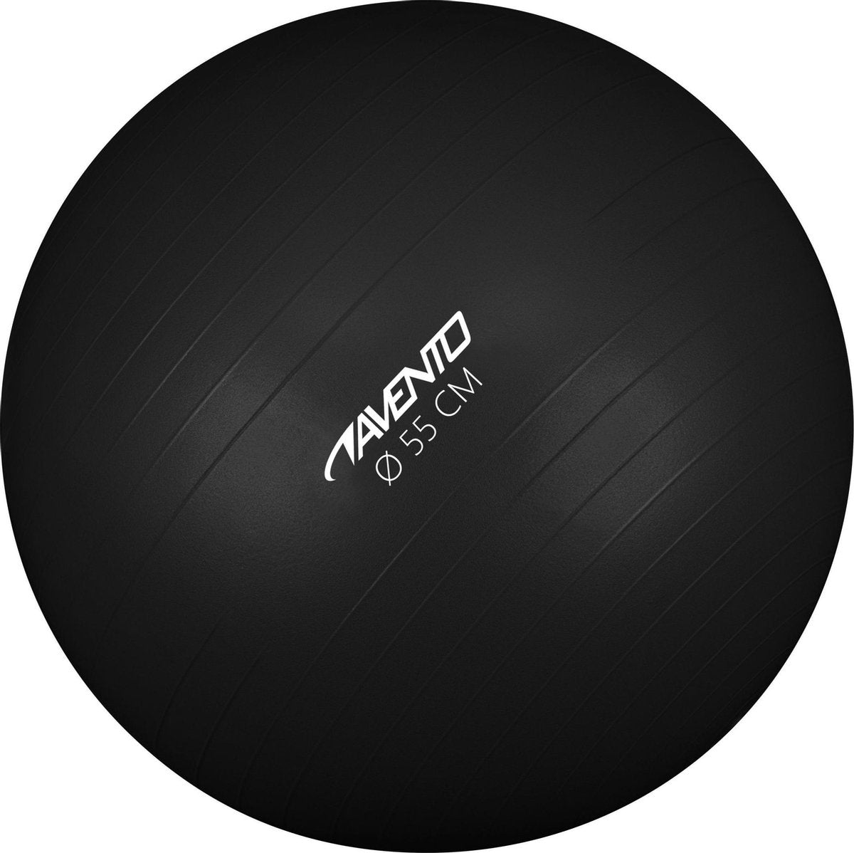 Ballon de fitness Avento - ballon de gymnastique - ø 55cm - noir