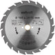 Wolfcraft - lame de scie circulaire 180x20mm - 22 dents - lame de scie pour scie circulaire - série verte - 6372000