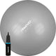 Ballon de gym Avento fitness + pompe - ø 65cm - argent