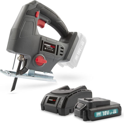 Scie sauteuse Powerplus powebjss1 - 18v - incl. batterie 18v 1,5ah et chargeur - 1acc.